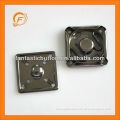 gunmetal color nickel free square metal press button